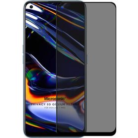 Microsonic Realme 7 Pro Privacy 5D Gizlilik Filtreli Siyah Cam Ekran Koruyucu