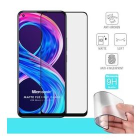 Microsonic Realme 8 Pro Seramik Matte Flexible Siyah Ekran Koruyucu