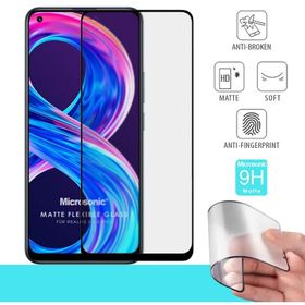 Microsonic Realme 8 Seramik Matte Flexible Siyah Ekran Koruyucu
