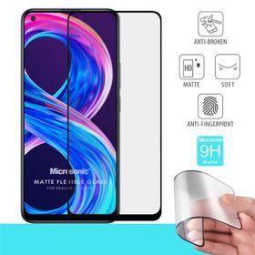 Microsonic Realme 8 Seramik Matte Flexible Siyah Ekran Koruyucu