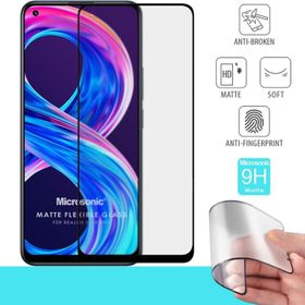 Microsonic Realme 8 Seramik Matte Flexible Siyah Ekran Koruyucu