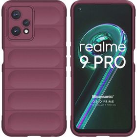Microsonic Realme 9 Pro 5G Oslo Prime Bordo Kılıf