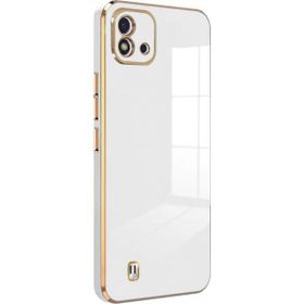 Microsonic Realme C11 2021 Olive Plated Beyaz Kılıf