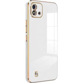 Microsonic Realme C11 2021 Olive Plated Beyaz Kılıf