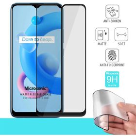 Microsonic Realme C11 2021 Seramik Matte Flexible Siyah Ekran Koruyucu