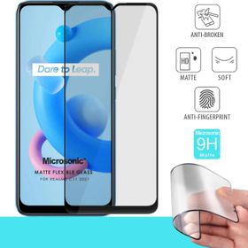 Microsonic Realme C11 2021 Seramik Matte Flexible Siyah Ekran Koruyucu