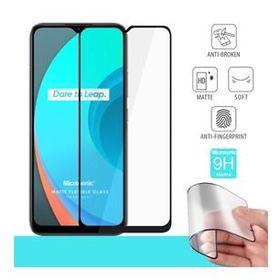 Microsonic Realme C11 Seramik Matte Flexible Siyah Ekran Koruyucu