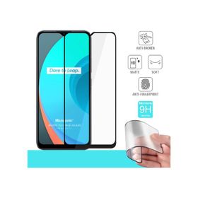 Microsonic Realme C11 Seramik Matte Flexible Siyah Ekran Koruyucu