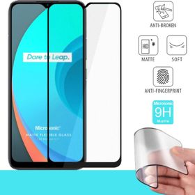 Microsonic Realme C11 Seramik Matte Flexible Siyah Ekran Koruyucu