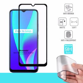 Microsonic Realme C15 Seramik Matte Flexible Siyah Ekran Koruyucu