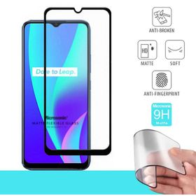 Microsonic Realme C15 Seramik Matte Flexible Siyah Ekran Koruyucu