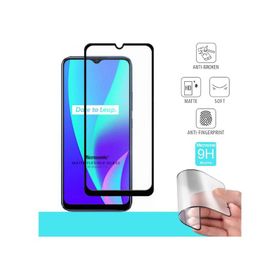Microsonic Realme C15 Seramik Matte Flexible Siyah Ekran Koruyucu