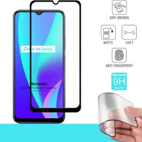 Microsonic Realme C15 Seramik Matte Flexible Siyah Ekran Koruyucu