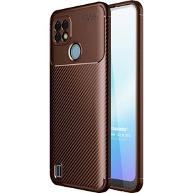 Microsonic Realme C21 Legion Series Kahverengi Kılıf