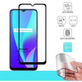 Microsonic Realme C21 Seramik Matte Flexible Siyah Ekran Koruyucu
