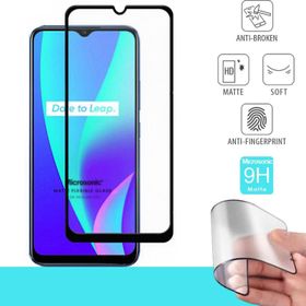 Microsonic Realme C21 Seramik Matte Flexible Siyah Ekran Koruyucu