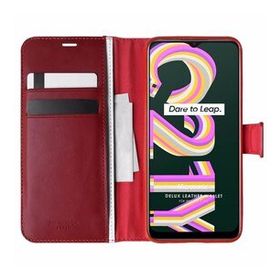Microsonic Realme C21Y Delux Leather Wallet Kılıf