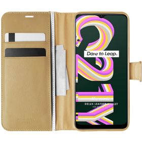 Microsonic Realme C21Y Delux Leather Wallet Kılıf