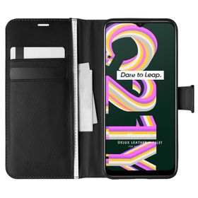 Microsonic Realme C21Y Delux Leather Wallet Kılıf