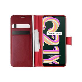 Microsonic Realme C21Y Delux Leather Wallet Kılıf
