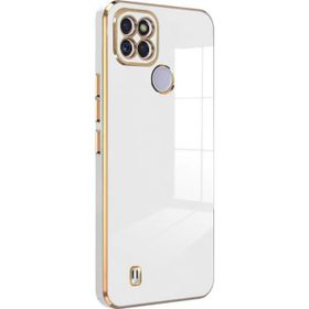 Microsonic Realme C21Y Olive Plated Beyaz Kılıf
