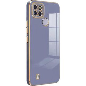 Microsonic Realme C21Y Olive Plated Lavanta Grisi Kılıf
