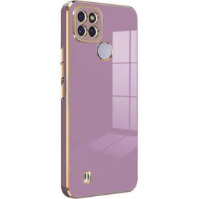 Microsonic Realme C21Y Olive Plated Lila Kılıf
