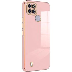 Microsonic Realme C21Y Olive Plated Pembe Kılıf