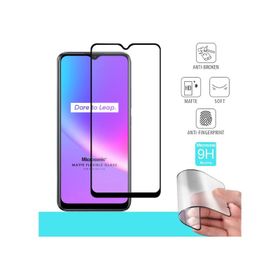 Microsonic Realme C25 Seramik Matte Flexible Siyah Ekran Koruyucu