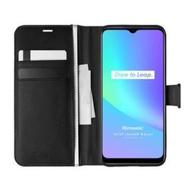 Microsonic Realme C25S Delux Leather Wallet Kılıf