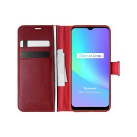 Microsonic Realme C25S Delux Leather Wallet Kılıf