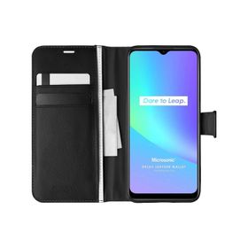 Microsonic Realme C25S Delux Leather Wallet Kılıf