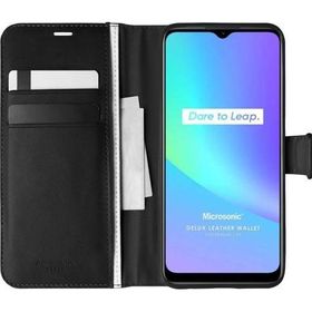 Microsonic Realme C25S Delux Leather Wallet Kılıf