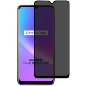 Microsonic Realme C25S Privacy 5D Gizlilik Filtreli Siyah Cam Ekran Koruyucu
