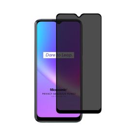 Microsonic Realme C25S Privacy 5D Gizlilik Filtreli Siyah Cam Ekran Koruyucu