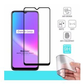 Microsonic Realme C25S Seramik Matte Flexible Siyah Ekran Koruyucu