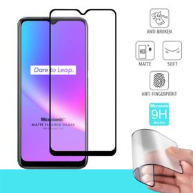 Microsonic Realme C25S Seramik Matte Flexible Siyah Ekran Koruyucu