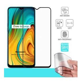Microsonic Realme C3 Seramik Matte Flexible Siyah Ekran Koruyucu