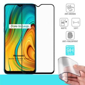 Microsonic Realme C3 Seramik Matte Flexible Siyah Ekran Koruyucu