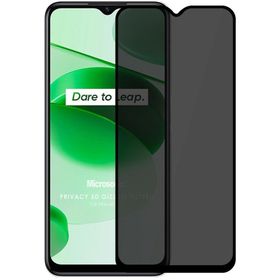 Microsonic Realme C35 Privacy 5D Gizlilik Filtreli Siyah Cam Ekran Koruyucu