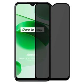 Microsonic Realme C35 Privacy 5D Gizlilik Filtreli Siyah Cam Ekran Koruyucu