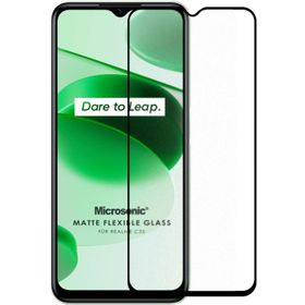 Microsonic Realme C35 Seramik Matte Flexible Siyah Ekran Koruyucu
