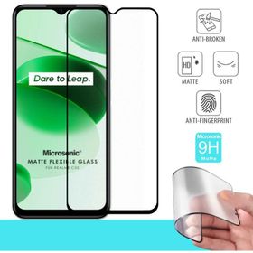 Microsonic Realme C35 Seramik Matte Flexible Siyah Ekran Koruyucu