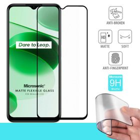 Microsonic Realme C35 Seramik Matte Flexible Siyah Ekran Koruyucu