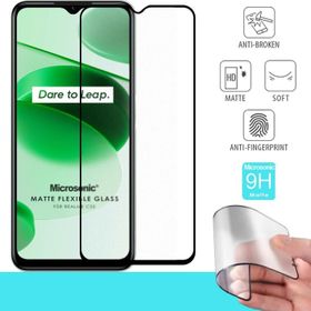 Microsonic Realme C35 Seramik Matte Flexible Siyah Ekran Koruyucu