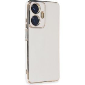 Microsonic Realme C55 Olive Plated Beyaz Kılıf