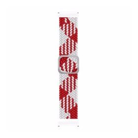 Microsonic Realme RMA207 Watch S Braided Loop Band Kırmızı Beyaz Kordon