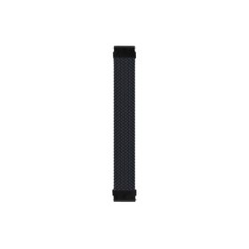 Microsonic Realme Watch S Pro Braided Solo Loop Band Siyah 135 mm Small Kordon