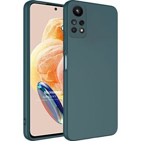 Microsonic Redmi Note 12 Pro 4G Groovy Soft Koyu Yeşil Cep Telefonu Kılıfı