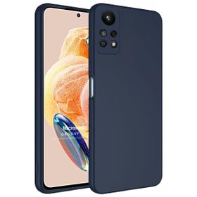 Microsonic Redmi Note 12 Pro 4G Groovy Soft Lacivert Cep Telefonu Kılıfı